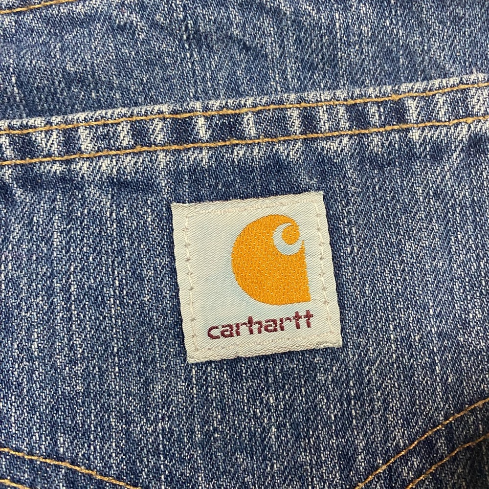 Carhartt Relaxed Fit Blue Denim Jeans Women’s Size 12/32 - Picture 4 of 5